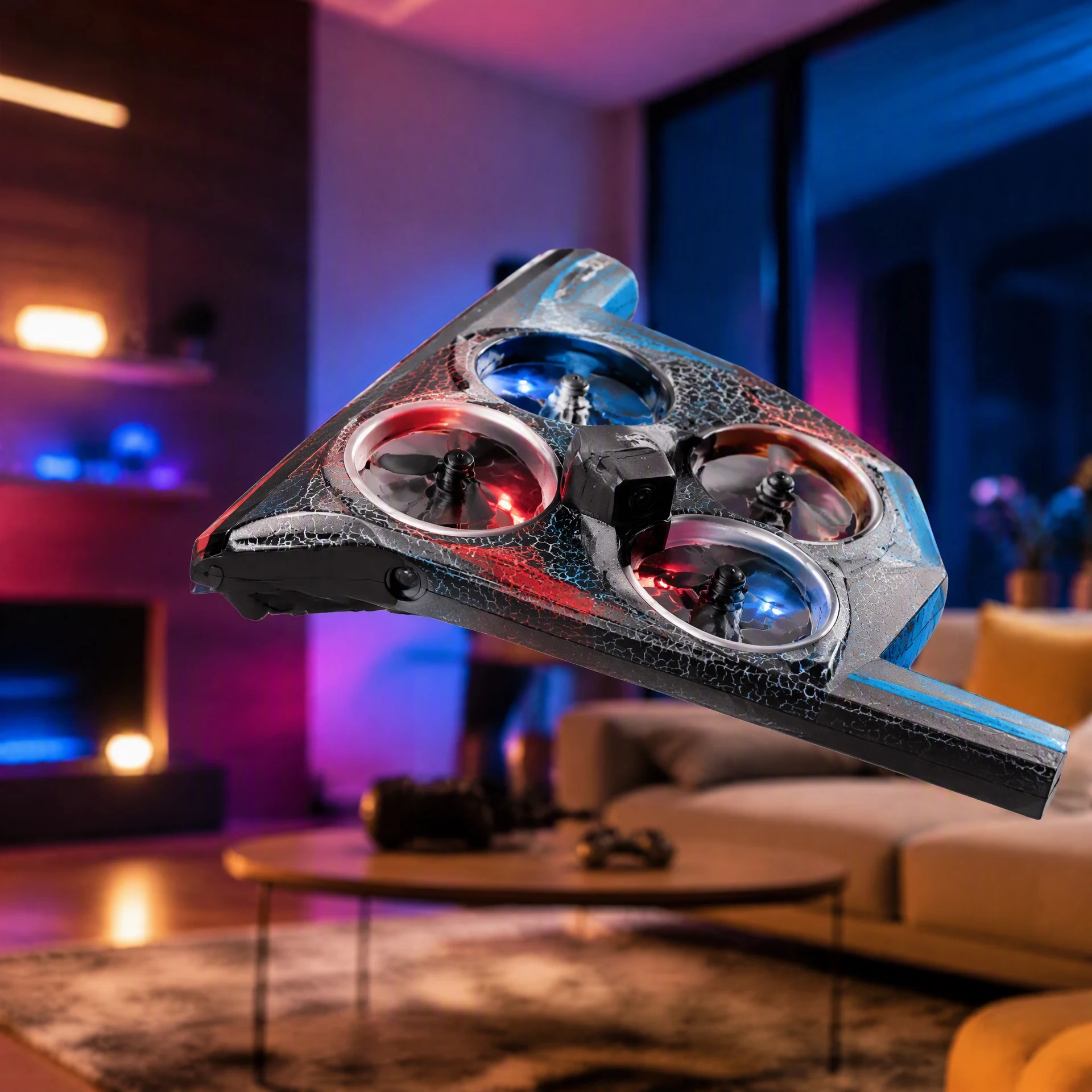 B2-C Foam Light-Up Camera Drone