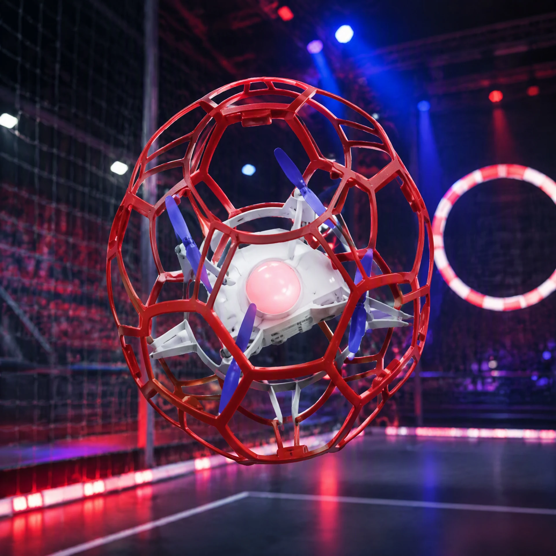 GS01-C Cup-Motor Drone Soccer Sphere